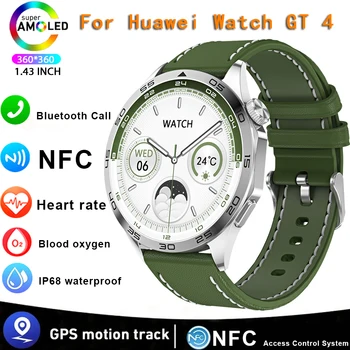 Pentru Huawei WATCH GT 4 Ceas Inteligent Bărbați GPS Tracker 1.43 Inch AMOLED 466*466 Ecran HD Afișa Întotdeauna de apelare Bluetooth Smartwatch 17