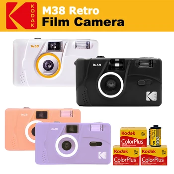 Pentru KODAK Vintage Retro M38 Ungrade de 35mm Cu blitz Reutilizabile de Film aparat de Fotografiat Cu 3Rolls Kodak ColorPlus 200 De 36 de Expunere pe Rola 10