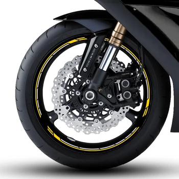 Pentru KYMCO XCITING CT 250 300 400 motociclete modificate hub autocolant impermeabil reflectorizant rim Decal 7