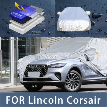 Pentru Lincoln Corsair Protecție în aer liber Plin Mașină Acoperă stratul de Zăpadă Parasolar rezistent la apa Praf de Exterior accesorii Auto 12