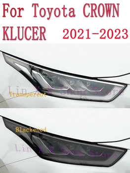 Pentru Toyota CROWN KLUCER 2021-2023 Exterior Auto Faruri Anti-zero Lampă Față Tentă TPU Film Protector de Reparare Accesorii 13