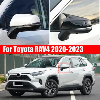pentru Toyota RAV4 2020 2021 2022 2023 exterior inversă acoperire oglinda unghi de acoperire de proiectare inversă carcasă oglindă 6