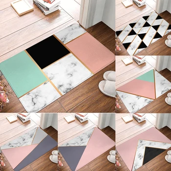 Personalizabil Moale, Dormitor, Living, Usa de Intrare Mat Covor Stil Nordic Geometrice Non-alunecare Podea  8