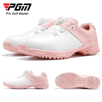 PGM Femei Pantofi de Golf Impermeabil Anti-alunecare Femei Greutate de Lumină Moale Respirabil Adidași Femei Buton Curea Pantofi de Sport XZ298 20