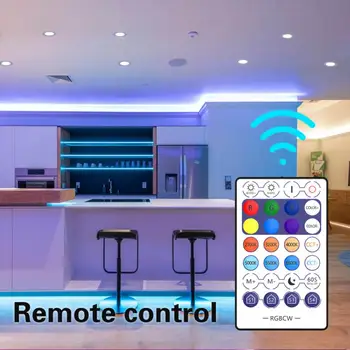 Plastic corp de Iluminat Inteligent Voice Control Acasă Inteligent Ne-Standard E26 Wifi Inteligent corp de Iluminat de Control de la Distanță de Iluminat cu Led 9w 5 Canal