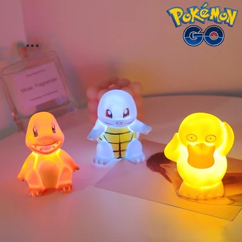 Pokemon Pikachu Squirtle Lumina De Noapte Psyduck Carte Mică Lămpi Baterie Copiii De Protecție A Ochilor Lumină De Lectură Decor Dormitor Cadou 17