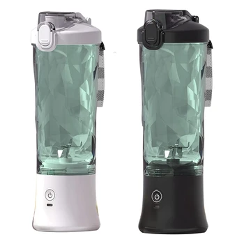 Portabil Blender, Personal Dimensiune Blender Pentru Shake-uri Și Smoothie-uri Cu 6 Lame Mini Blender 20 oz Pentru Acasă,de Călătorie