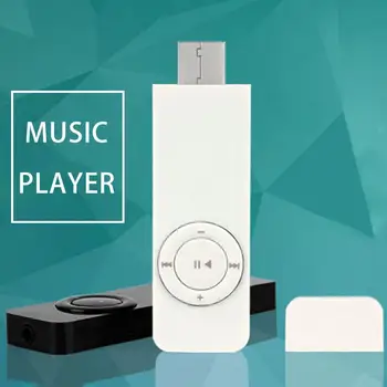 Portabil USB MP3 Player de Muzică Slim Usor de Muzică Media Player MP3 Fâșie Lungă Pluggable Card Music Player 12