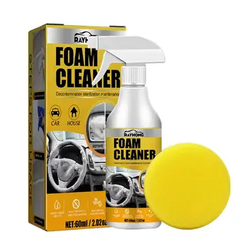 Puternic Îndepărtarea Petelor Foam Cleaner Multi-Utilizare de Spumare Curat 60ml Spumare Formula Bubble Aspirator Pentru Curățare ușoară Și Rapidă