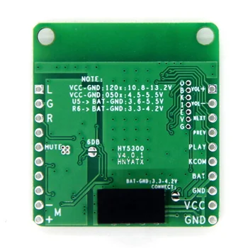 QCC3008 APTXLL Receptor Bord Modulul HiFi Bluetooth 5.0 TWS Audio Auto Receptor Bluetooth Bord(cu DC Izolare,5V) 14