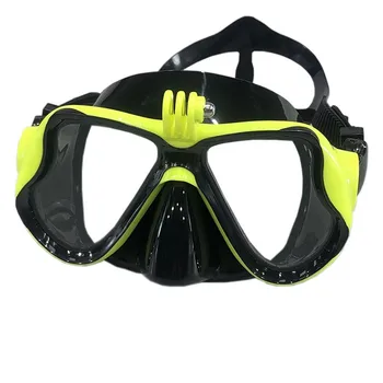 QYQ Profesionale Subacvatice aparat Foto Masca Masca de Scufundări Înot Ochelari de Snorkeling Scuba Diving aparat de Fotografiat Suport Pentru GoPro