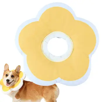 Reglabil Câine Con Forma de Floare Câine și Pisică Gât Conuri Multi-utilizare de Recuperare de Companie Con Gulere Anti Lins Rănile Câine și Pisică Gât 6