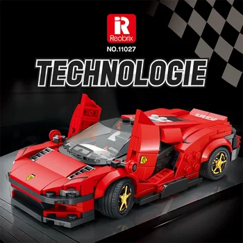 Reobrix Tehnice Bloc City Model de Masina 1:24 Supercar Daytona SP3 Blocuri de Caramida Jucarii Set compatibil Lego pentru Copii Cadouri 20