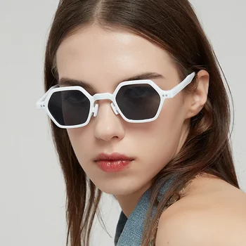Retro Mic Cadru ochelari de Soare pentru Femei de protecție Solară rezistentă la Vânt ochelari de Soare Cadru de Personalitate Designer de Moda Ochelari UV400 10