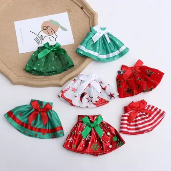 Roșu Crăciun Doll Rochie Albă Jucarii pentru Copii Accesorii Fusta Galben Pentru Copii Cadouri de Crăciun, Elfi Haine 11