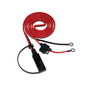 SAE Ham de Sârmă Ring Lug Cablu Cablu Adaptor 1.4 M Baterie Cablu de Încărcare Convenabil 10A Topit pentru Vehicule Echipamente în aer liber 13