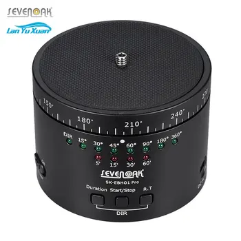Sevenoak SK-EBH01 Pro Electronice Panaromic Fotografie Time-Lapse Trepied Cap de Minge Pan Max. Sarcina 2kg pentru Camera Smartphone 12