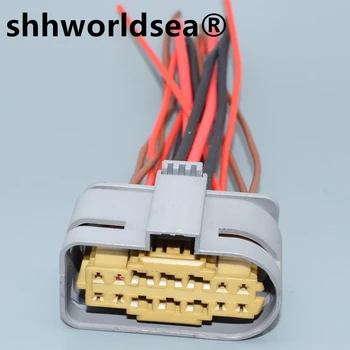 shhworldsea 14pin 1.5 mm/3.5 mm asamblare a automobilelor cablu de locuințe fasciculului de cabluri conector de sex feminin A0525456026 10