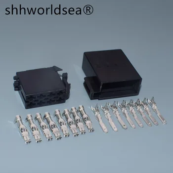 shhworldsea 8 Pini de 3,5 mm Automobile Masculin Feminin Cablu Audio Populare Claxon Pentru VW CD ISO de Cabluri Conector Pin 106455 962189-1 21