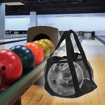 Singură Geantă de Bowling Bowling Tote Sac de Depozitare Ușor de Transportat Containere Caz pentru Femei Barbati Practică Sală de Bowling Consumabile 21