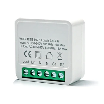 Smart Switch WIFI Întrerupător Întrerupător Modulul Bluetooth Comutator Pentru Acasă,1/2 Mod de 16A 1