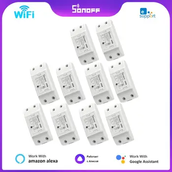 Sonoff BasicR2 Wifi Smart Switch Smart Home Automation Modulul Releu Wireless DIY Temporizator Prin Ewelink APP Alexa de Start Google 14