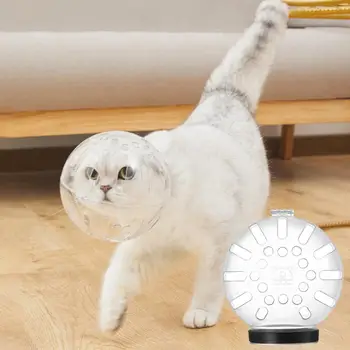 Spațiu Util Minge Lungă Durată Fixare Bandă De Plastic Cat Ingrijire Space Ball Pet Pălării Anti-Lins