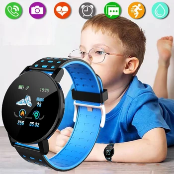 Sport pentru copii Inteligent Ceas Led Digital Ceas Smartwatch rezistent la apa pentru Copii, Fitness Tracker Ceas de Băiat Și Fată 6-18 Ani 19