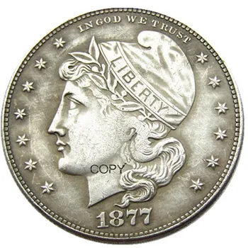 Statele UNITE ale americii 1877 Phrygiam Cap o Jumătate de Dolar Modele Argint Placat cu Copia Fisei 1