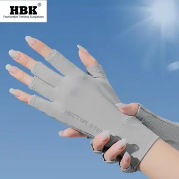 Sunmmer Jumătate-Deget pentru Bărbați Mănuși Confortabile mânerul din Senzație de Rece de Protecție solară Anti-Alunecare Femei Mănușă UV400 în aer liber Conducere 17
