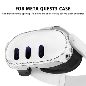 TPU Capacul de Protecție Pentru Meta Quest 3 Pahare Gazdă Capac transparent Cască Cască de Protecție Caz Pentru Quest3 VR Accesorii