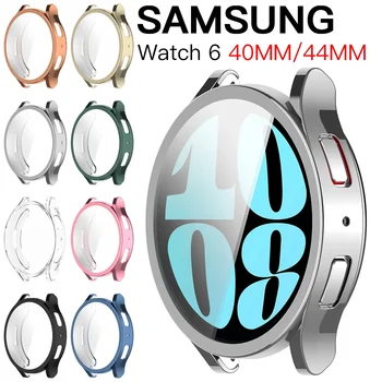 TPU Screen Protector Caz pentru Samsung Galaxy watch 4 6 40mm 44mm husa de Protectie pentru Samsung Watch 5 40mm 44mm Protector Bara 15