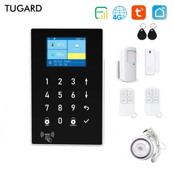 TUGARD 4G WiFi Sistem de Alarma de Securitate Cu Wireless 433MHz Ignifug, Anti Furt Alarme Senzor pentru Tuya Inteligent Sistem de Securitate Acasă 2