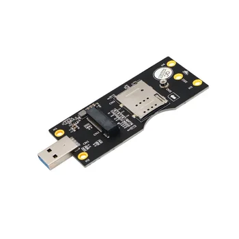 Unitati solid state M. 2 Tasta B Pentru a USB 3.0 Adapter Card de Expansiune cu Slot pentru Card WWAN/LTE 3G/4G/5G Suport Modul 3042/3052 M. 2 SSD 12
