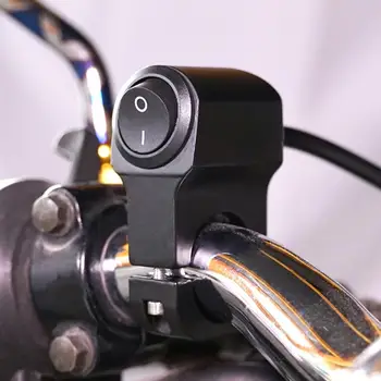 Universal Motocicleta Din Aliaj De Aluminiu Rezistent La Apa De Ghidon Comutatorul De Control Al Luminii 6