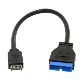 USB 3.1 Panoul Frontal Header USB 3.0 20Pin Antet Cablu de Extensie pentru Placa de baza ASUS 30cm 7