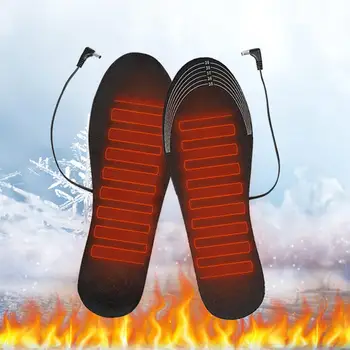 USB Încălzit Tălpi de Pantofi Picior Electrice de Încălzire Pad Picioarele Calde Ciorap Pad Mat de Iarnă Sport în aer liber, Încălzire Branț de Cald Iarna 16