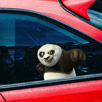 V1124# Autocolant Auto Panda Desene Animate De Animale Vinil Rezistent La Apa Decal Accesorii Auto Decor Pegatinas Para Coche 18