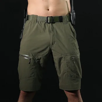 Vara Oamenii se Luptă Tactice Militare pantaloni Scurți de Formare în aer liber Camping Hiking Trekking Respirabil iute Uscat Pescuit, Vânătoare Pantaloni 7