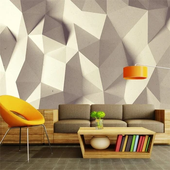 wellyu papel de parede tapet Personalizat Europene simplu 3D creative model geometric TV, canapea de fundal de perete unul dintre un fel 20