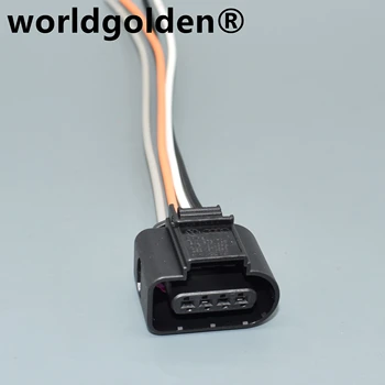 worldgolden 1buc 4 Pin 1.5 Serie 8K0973704 Automobile de Admisie Senzorul de Presiune de Cabluri Sigilate Mufa Pentru VW Audi 18