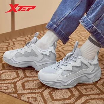 Xtep Fulger 3.0 Pantofi De Mers Pe Jos De Femei 2023 Nou Stil De Adidași Din Piele Respirabil Confortabil Anti-Alunecare Pantofi Sport 977418320052 21