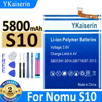 YKaisaerin de Înaltă Calitate Nou 5800mAh Acumulator de schimb pentru Nomu S10 Telefon Mobil Baterie, Baterii Bateria