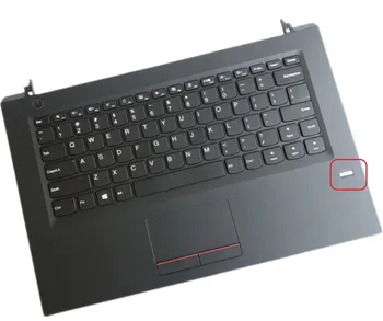 YUEBEISHENG Noi/Orig pentru Lenovo IDEAPAD V310-14 V310-14IKB 310-14ISK zonei de Sprijin pentru mâini tastatură SUA capacul Superior Touchpad,Negru 9