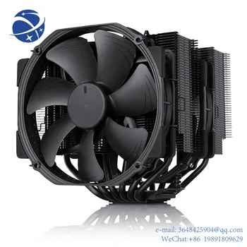 YYHCNH-15 Negru TwinTowers A15 Fan Aluminiu radiator Cooler CPU Caz de Calculator Ventilator de Control al Vitezei de Răcire, Ventilatoare GPU Multi-platforma 17